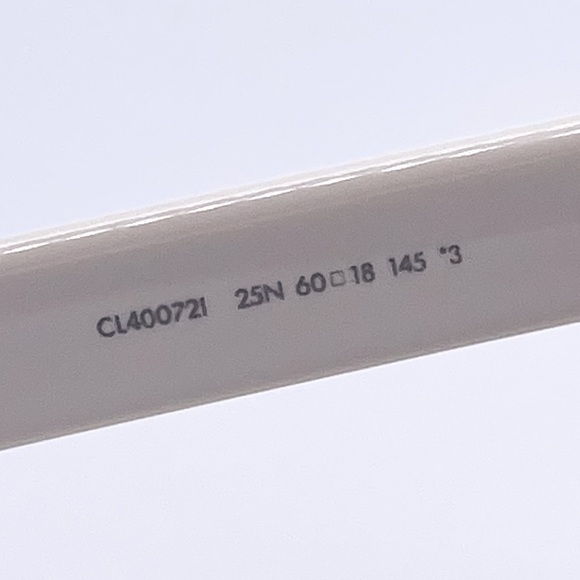 NEW CELINE CL40072I 25N WOMEN WHITE CELINE SUNGLASSES CL 40072I - Picture 8 of 10